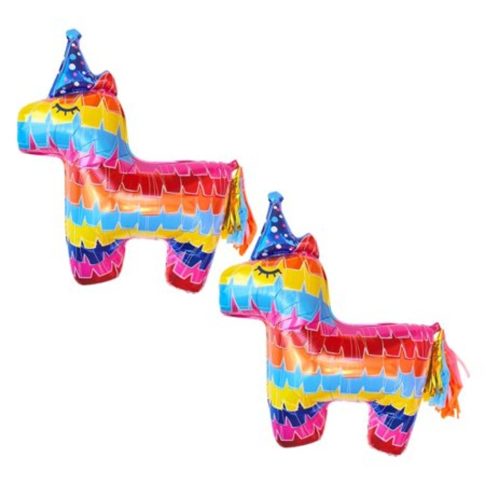 Packed Party Piñata Party Mylar Balloons Party Balloons Party Décor 2-Pack